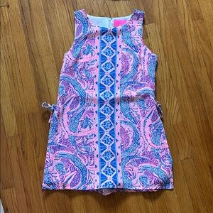 Lilly Pulitzer Pink and Blue Patterned romper